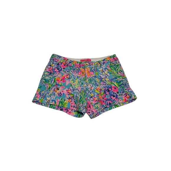 Women’s Lilly Pulitzer Callahan Low Rise Shorts Size 2 Stretch - Picture 1 of 7
